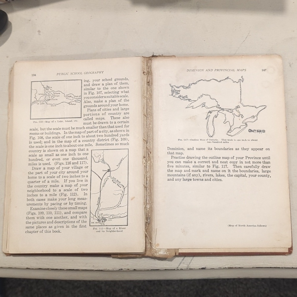 Early 1900's Geography Textbook - Picture 11 of 13